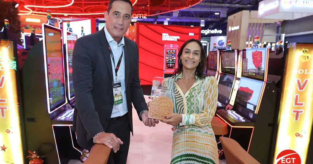 EGT Digital and EGT Shine at BiS Awards 2026 with Best VLT Solution Win