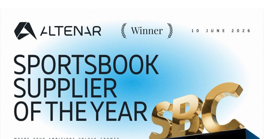 Altenar Scores Big: Named Sportsbook Supplier of the Year at SBC Americas Awards 2026