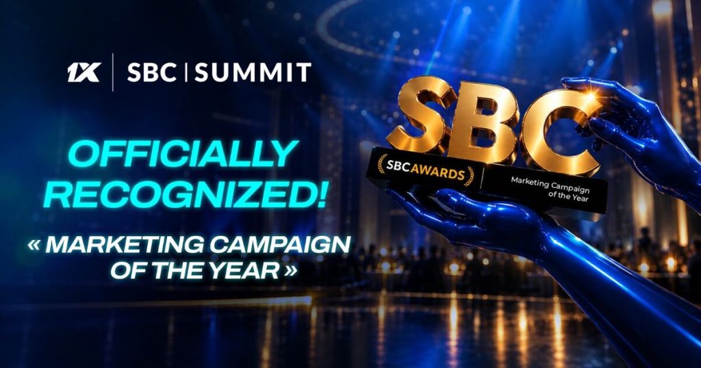 1xBet Wins Marketing Campaign of the Year at SBC Awards 2026