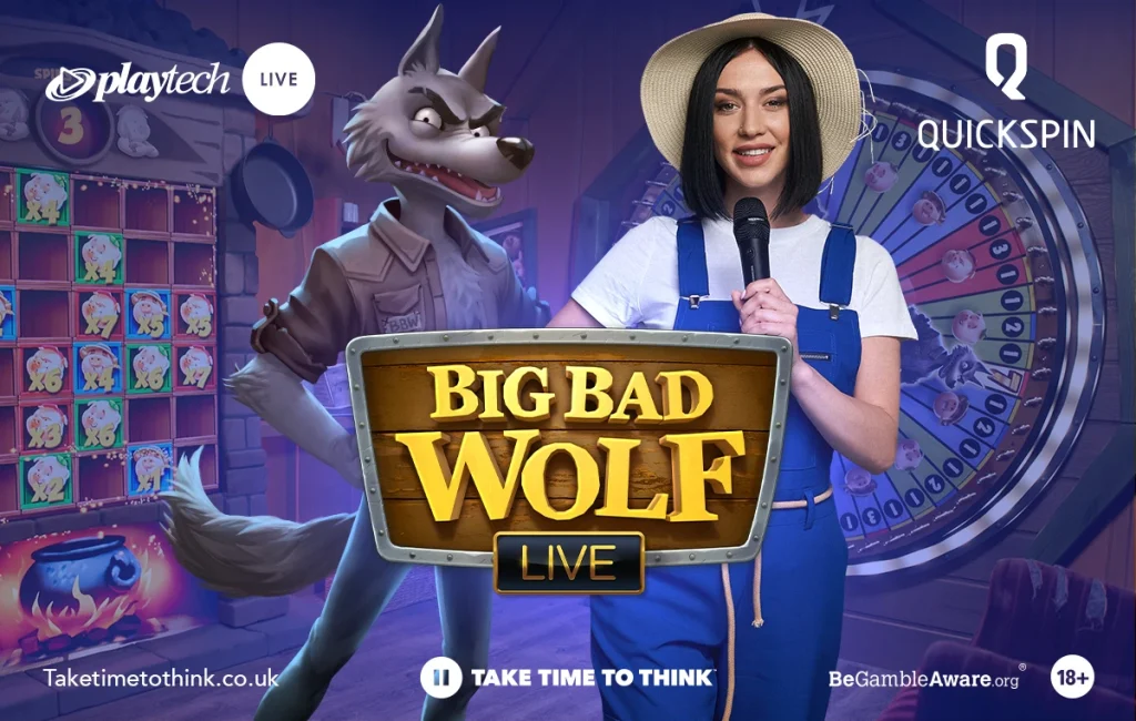 Playtech Joins Hands with Quickspin to Debut Big Bad Wolf Live