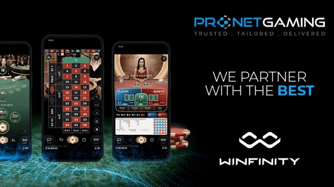 Pronet Gaming Joins Forces with Winfinity for a Groundbreaking Online Casino Venture