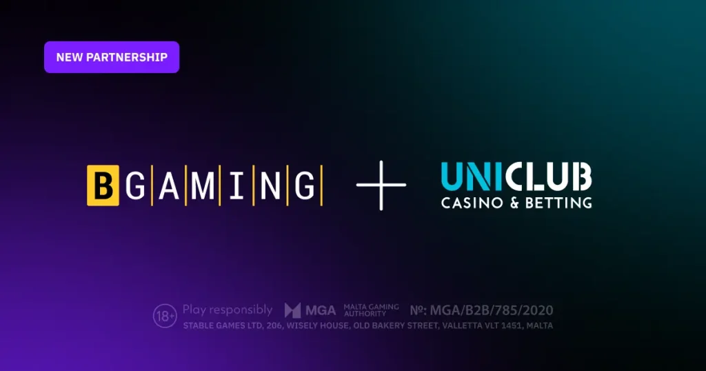 BGaming Expands Its Reach: New Partnership with Uniclub Brings Exciting Games to Players